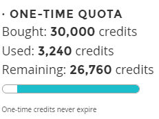 shortpixel one-time credit